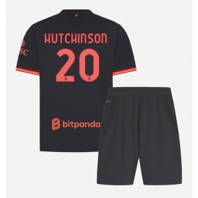 AC Milan Omari Hutchinson #20 Tredje skjorte til barn 2026-27 Kortermet (+ korte bukser)